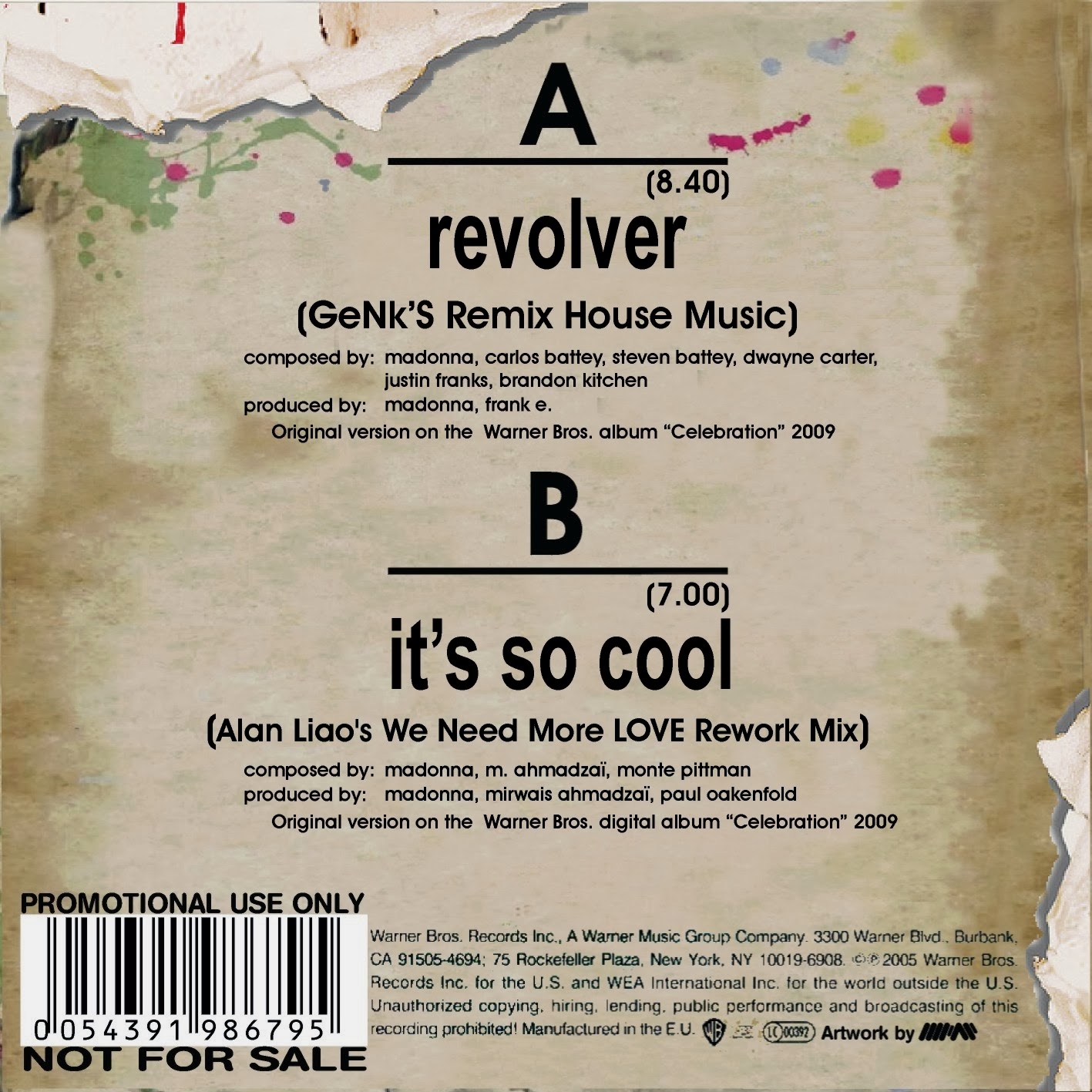 Madonna Fanmade Covers Revolver Celebration Single